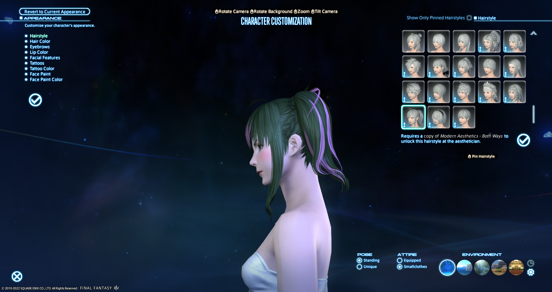 Final Fantasy XIV A Realm Reborn PS4  All Female Hairstyles in  Character Creation HD 1080p  YouTube